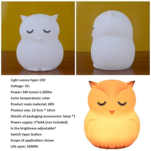 Nachtlamp, LED Siliconen Lamp Nachtlamp, Meerkleurig Bediening Dimbaar Nachtlamp, Break Resistant, Oogverzorging, Licht Tafellamp Verlichting Slaapkamer Decor, Nachtlampje Home Decor Lamp - Afbeelding 4