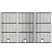 bbq factory Replacement Porcelain coated Cast Iron Cooking Grid Set of 3 for Select Gas Grill Models By Brinkmann, Charmglow, Costco Kirkland, For Jenn Air, Members Mark, Nexgrill, Perfect Flame, Sams Club and Others