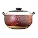 Pentola In Ceramica, Casseruola Con Coperchio, Casseruola Di Terracotta Tradizionale Vecchio Stile, Piccola Pentola Di Terracotta Rotonda, Cuociriso Per Spaghetti Di Zuppa-3.5L