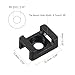 MECCANIXITY 250pcs Cable Tie Base Saddle Type Mount Wire Holder, 0.88