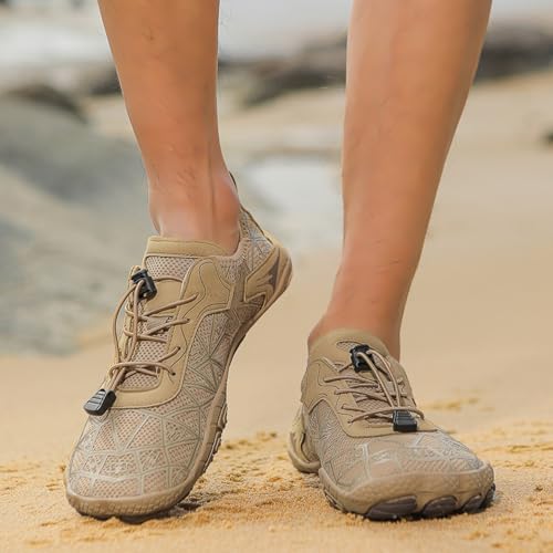 Hiking Barefoot Shoes for Women Men Unisex Breathable Barefoot Wide Toe Quick-Dry Water Shoes Non Slip Lightweight Sneakers for Hiking,Walking, Running,Yoga,and Water Sports4