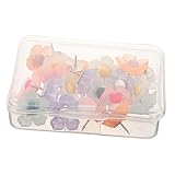 STOBOK 20stücke Kompakte Blumenförmige Reißnägel Filigrane Reißzwecken Auswechselbar Wohnaccessoire Für Täglichen Gebrauch Schreibtischzubehör Reißzwecken Karte Bürostandorten