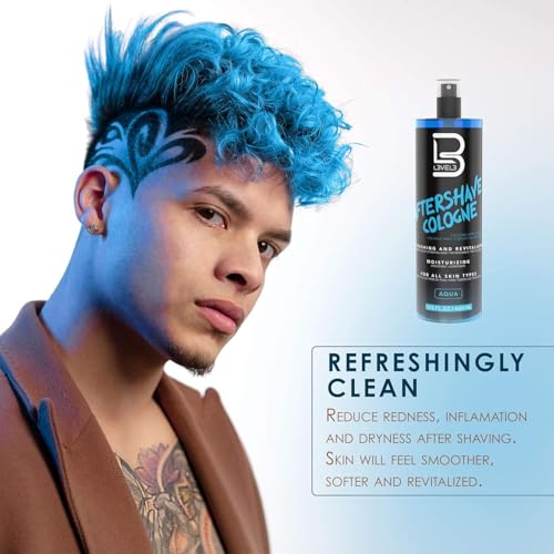 Image of L3 Level 3 After Shave Spray Cologne for Men, Fresh, 13.5 fl oz | Aftershave spray, soothing moisturizing formula, refreshes post-shave skin, non-irritating, barber or home use, fresh scent