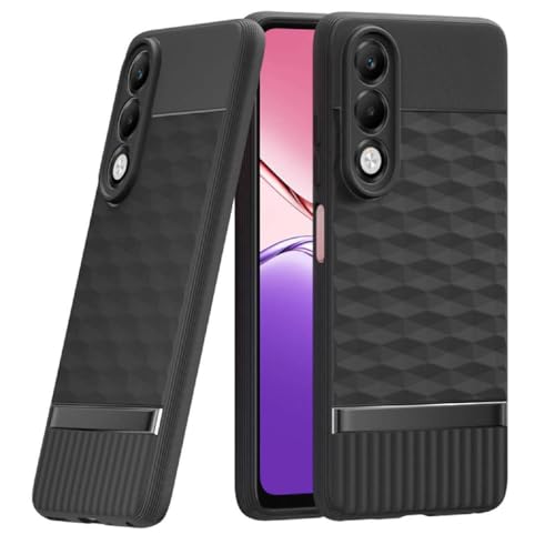 Image of Shockproof Case for Oppo K13x 5G | Full Camera Protection | TPU Flexible Back Cover for Oppo K13x 5G (Matte Black)