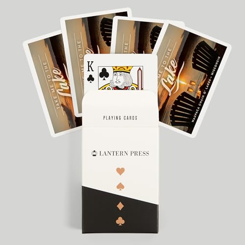 Baraja de cartas Poker Waupaca Wisconsin 52 naipes adultos miniatura 6