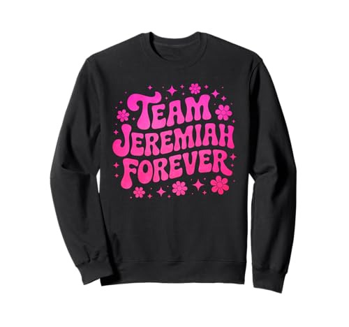 Team Jeremiah Retro Vintage Groovy Flower Power Vibes Retro トレーナー