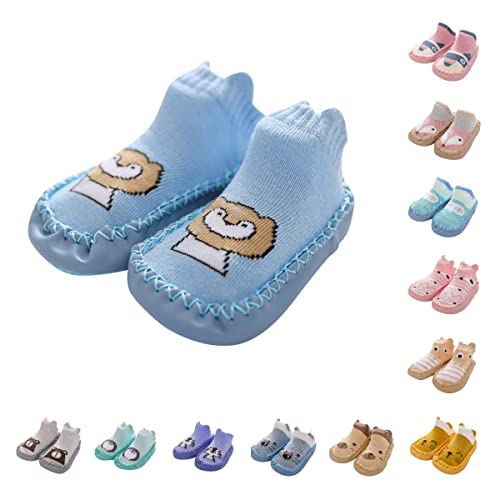 Chaussures pour bébé de 6 à 12 mois - Chaussettes de sol pour fille - Chaussettes pour enfant - Antidérapantes - Pour l'intérieur et le baptême - Pour l'été - Tricot, Blanc3, 13 Cover
