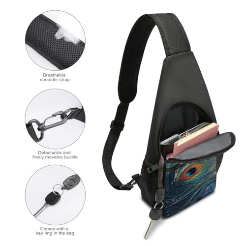 Bolso cruzado ligero tipo sling para senderismo y viajes miniatura 4