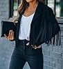 Bibowa Faux Leather Jackets for Women Trendy Cowgi... #3