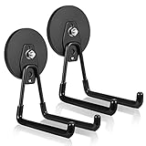 ENUODA Strong Magnetic Hooks Heavy Duty Large Magnet Garage Hooks Storage Hook Utility Magnet Tool Holder for Metal Cabinet, Pegboard, Shelve, Tool Chest,Shovel, Broom, Garden Tools, 2PCS