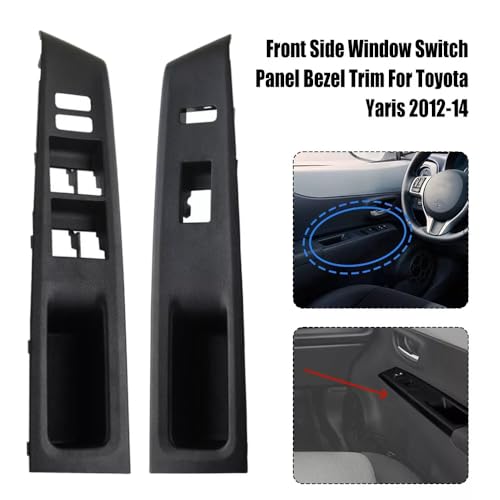 HOFQDD Front Armrest Upper Panel Right Passenger Side Fit for 2012-2014 Toyota Yaris Replaces Door Window Switch Bezel Trim Window Control Panel Cover 74231-52650-C0 by HOFQDD - Used condition - Image 5