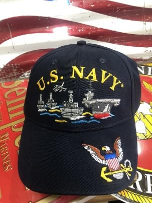 Gorra EE United States Navy Ship Fleet negra talla única miniatura 2