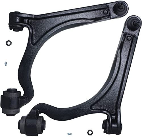 Image of Detroit Axle - Front Lower Control Arms for 2004-2008 Chrysler Pacifica 2005 2006 2007, 2 Lower Control Arms w /Ball Joints, 4 Inner & Outer Tie Rods, 2 Sway Bar Links Replacement
