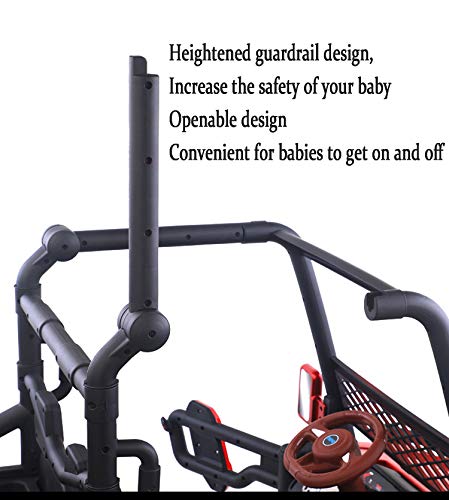 RSTJ-Sjap Allrad-Elektroauto Mit Kinderfernbedienung, Großes Geländewagen Mit Allradantrieb Für Zwei Personen, 134 X 77… – Bild 7