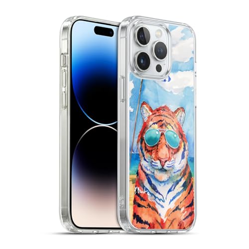 Evita arañazos en iPhone 14 Pro Max con funda de gel Paul Brent Tigre