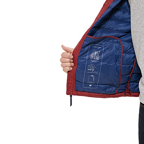 Image of Tommy Hilfiger Mens Embroidered Logo Puffer Jacket