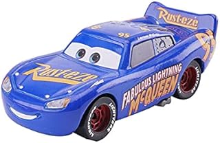 SUOSUO LZWJD Pixar Cars 2 3 Cars Collection Lightning McQueen Jackson Storm Ramirez 1:55 Diecast Metal Alloy Toy Car Model Kids Gift (Color : McQueen 4.0)