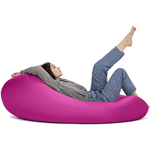 Jaxx Nimbus Therapeutic Sensory Bean Bag Chair – Cloud-Like Adjustable Body Pod Design for Ergonomic Relief and Comfort, Hot Pink