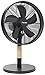 Bestron Ventilateur de Table Mobile Ø 35Cm, Ventilateur Design avec 3 Niveaux de Vitesse & Fonction Oscillation 80°, Hauteur : 35 Cm, 35 Watts, Dft35Wb, Couleur: Bois/Noir