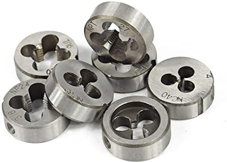 MINGPING 31pcs Tap and Die Set - Alloy Steel Screw Thread Taps & Wrench, Precision Hand Tapping Tools for Metalworking, DIY, and Repairs
