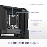 NZXT N7 Z890 - Intel Z890 LGA 1851 ATX Gaming płyta główna do Core Ultra (Series 2) - 16+1+2, DDR5, 5x M.2, PCIe 5.0, Wi-Fi 6E, 2.5GbE, Thunderbolt 4 - Pełne pokrycie - czarny