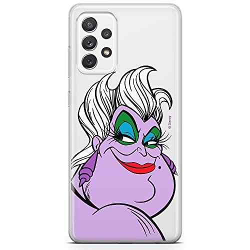 ERT GROUP Mobile Phone case for Samsung A33 5G Original and Officially Licensed Disney Pattern Ursula 001 optimally adapted to The Shape of The Mobile Phone, Partially Transparent