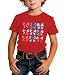 4th of July Bow Flag Shirt Kid-Cute Bow Girl Tee Tops 250 Years America Boy Tops Patriotic Toddler Short Sleeve