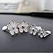 INEBIZ Cute Daisy Flowers Air Vent Decorations Clips Car Air Freshener Girly Charm Automotive Interior Aesthetic Decor Accessories for Women (White)