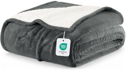 Utopia Bedding Reversible Sherpa Blanket