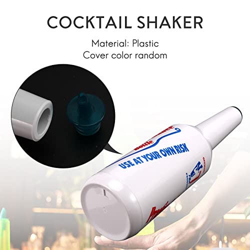 Coctelera blanca de flair para barman, botella de simulación para bar y pub 5