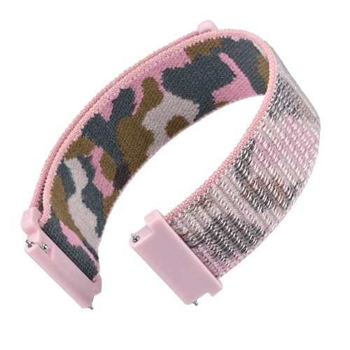 Image of WOCCI Adjustable Nylon Sport Watch Bands with Hook and Loop Fastener, Quick Release Watch Straps for Men and Women, Band Width 18mm 20mm 22mm