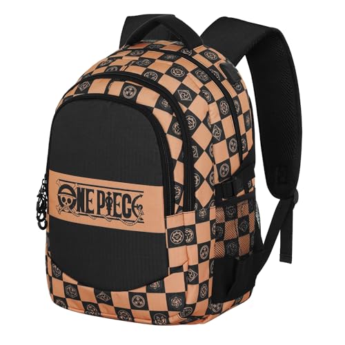 One Piece Chess-Zaino Running PLUS, Cammello, 34 x 46 cm, Capacità 32 L
