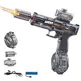 Electric Water Gun for Kids Adults,Water Blaster Squirt Guns with Flashing...