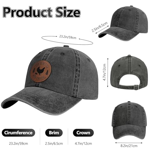 Gorra Trucker con Parche de Cuero y Bordado de Pollo miniatura 2