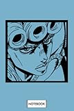  Jojo No Kimyou Na Bouken A51813 Notebook: Matte Finish Cover, 6x9 120 Pages, Diary, Lined College Ruled Paper, Planner, Journal