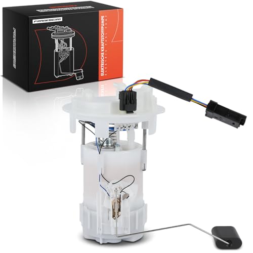 Frankberg Kraftstoffpumpe Benzinpumpe Kraftstoff-Fördereinheit Modul Satz ohne Drucksensor 4-Polig Kompatibel mit 207 WD_ 207 WK_ 207 WA_ WC_ C3 Picasso Replace# 1525PY,1525GY