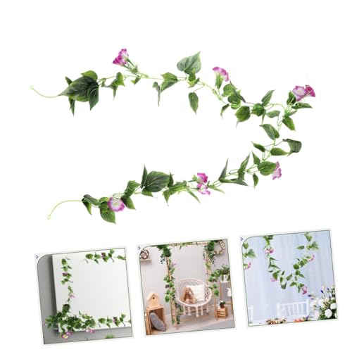Enredaderas de flores artificiales TOYANDONA de 2 piezas para decoración de pared 4