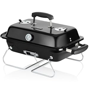 Portable Charcoal Grill For Camping – Small Camping Charcoal Grills, Tabletop Outdoor Grill, Mini Portable Grill, Table Top Portable Grill, Barbecue Grill, Tailgate BBQ Pit Grill Charcoal