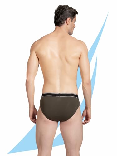 Image of Nautica Men's Cotton Blend Classic Solid Briefs