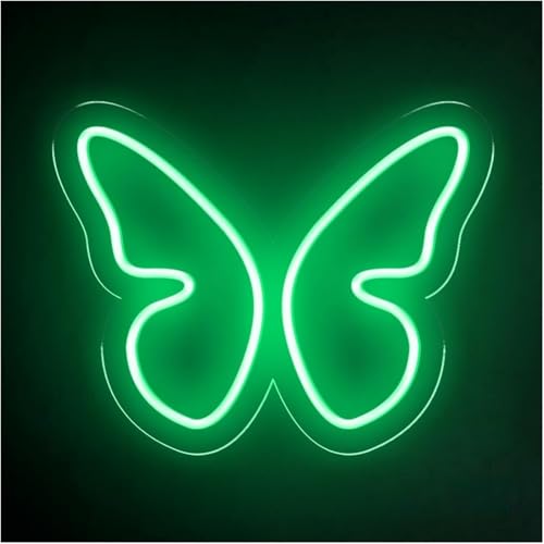 Néon papillon avec variateur d'intensité pour enseigne lumineuse de chambre