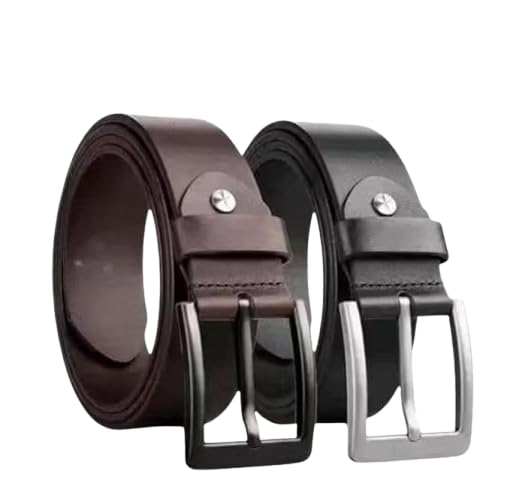 Image of Fancy2 Craft Belt For Men PU SINGLE LUPPI BLACK BROWN