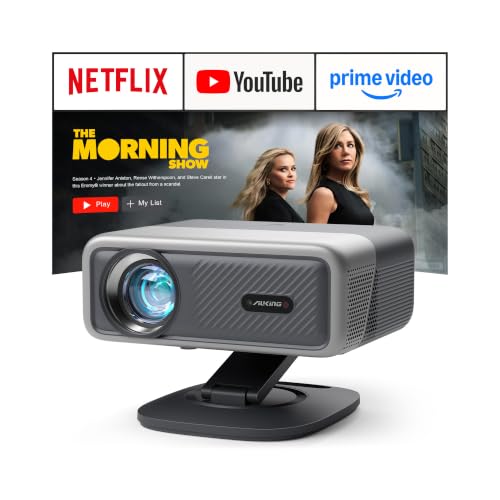Image of AuKing 5000 ANSI & 70W Dolby 4K Outdoor Projector with Auto Focus