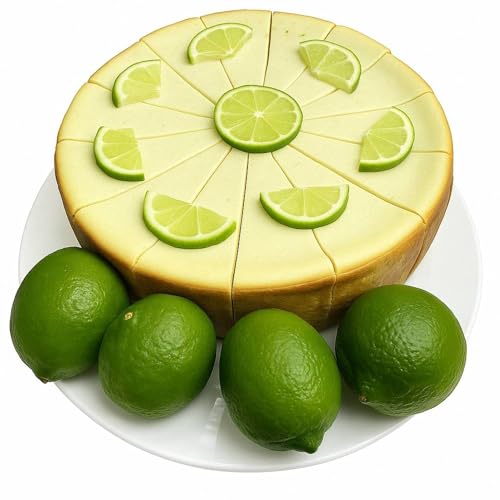 Andy Anand Freshly Baked Key Lime Cheesecake : A Decadent Delight Made with Real California Cream Cheese & All-Natural Ingredients – Experience Pure Bliss with Every Bite (9' - 2 lb)