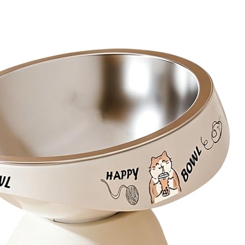 Riaisttd Erhöhter Hundenapf abnehmbares Tablett für Futter Behälter für Katzenfutter | für Kätzchen und Welpen, klein, mittel, groß, Outdoor, Garten-7