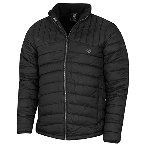 Image of Dare 2b Diversion Water Repellent Quilted Insulated Full Length Zip Jacket Jackets - Black, X-Small