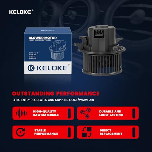 Image of KELOKE Rear AC Heater Blower Motor for Chevy Cadillac Buick & GMC Models