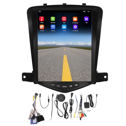 Leitor multimídia para carro, 4.0 estéreo 5G WiFi para Android 12 para Cruze 2008 a 2012