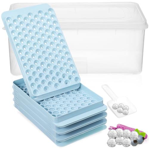 Set de 4 hieleras redondas VILLCASE con tapa y pala miniatura 1