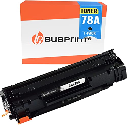 Bubprint Tóner Compatible como Repuesto para HP CE278A 78A para LaserJet Pro M1536DNF M1537DNF M1538DNF M1539DNF MFP P1566 P1600 P1606DN P1607DN P1608DN P1609DN Negro
