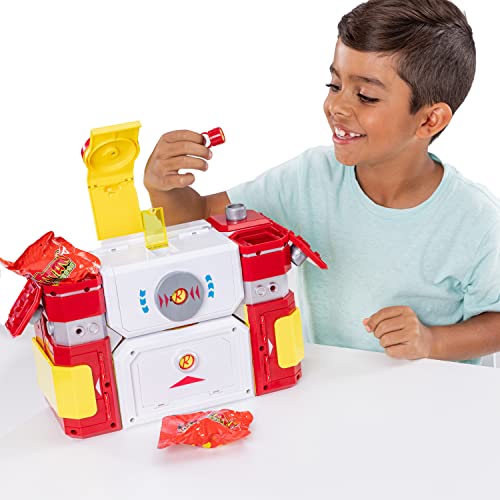 Ryan's World Mega Mecha Titan Robot; Chest Transforms Into Red Titan Robot; Contains 5 Micro Figures, A Spinner, Wearable Eye Mask & Cape, And Stickers #TOP1